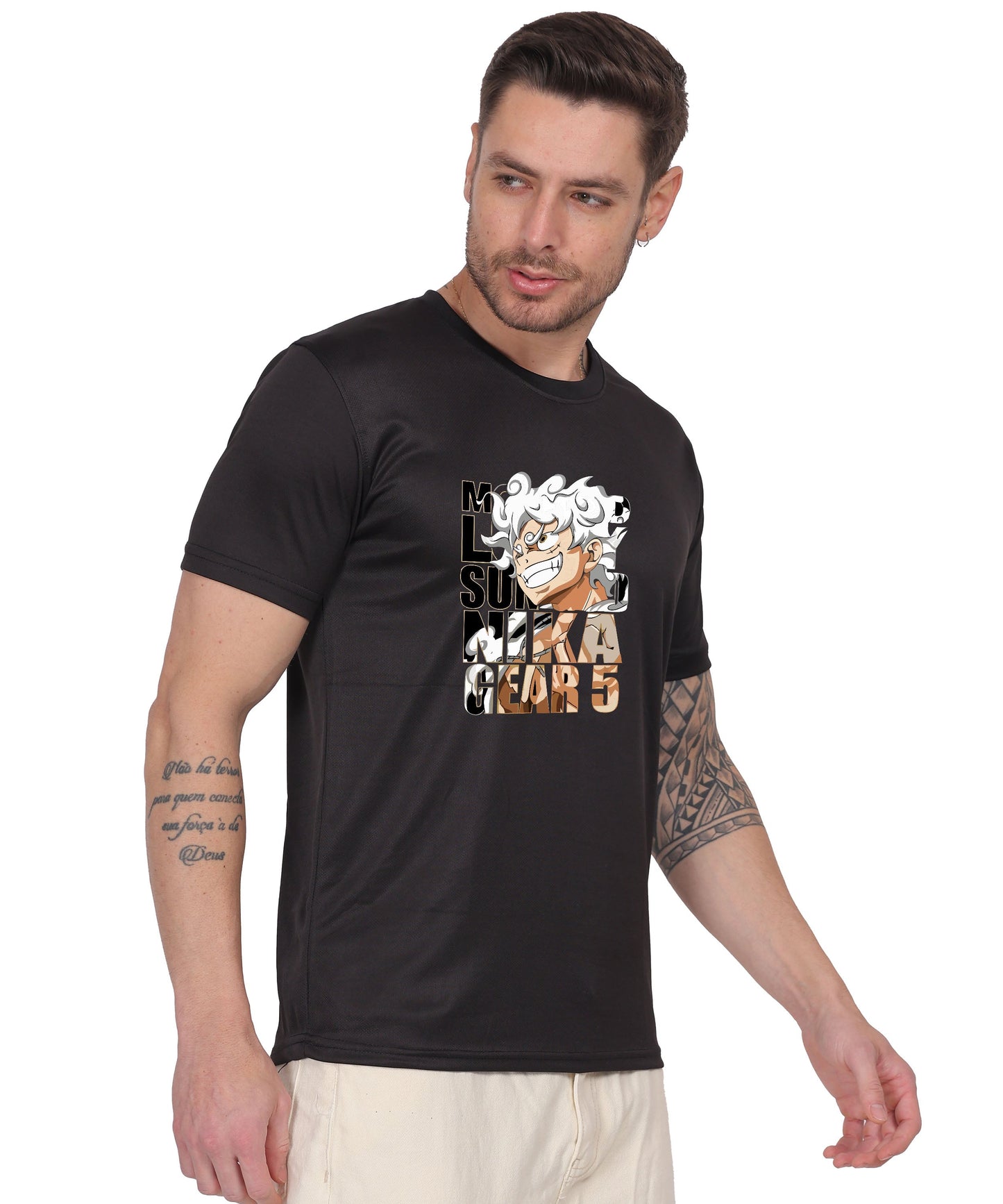 Generic Master of Mischief Graphic T-Shirt, Black Cotton, Short Sleeve, Regular Fit, Crew Neck